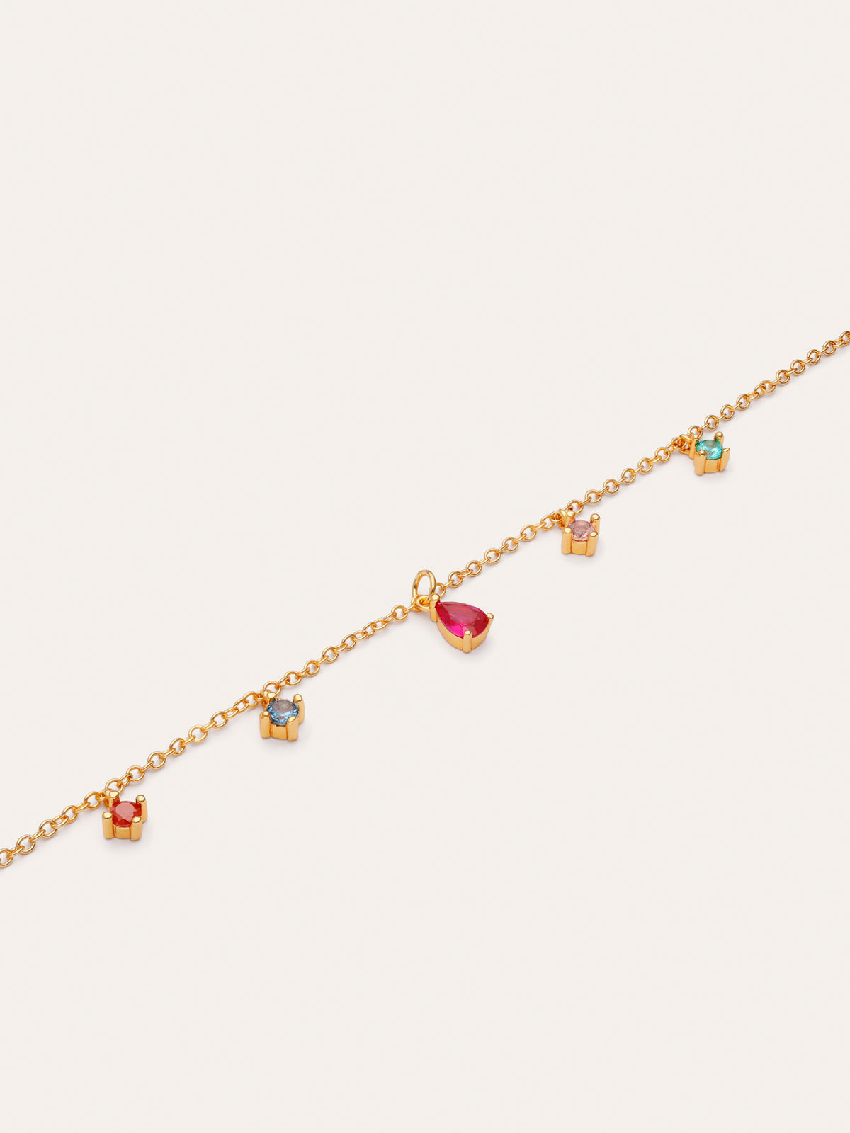 Imagen detalle de Pulsera Cascade Colors Baño Oro