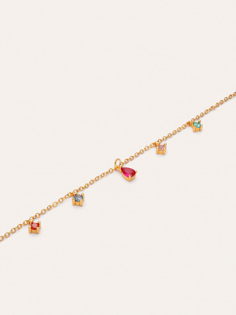 Pulsera Cascade Colors Baño Oro