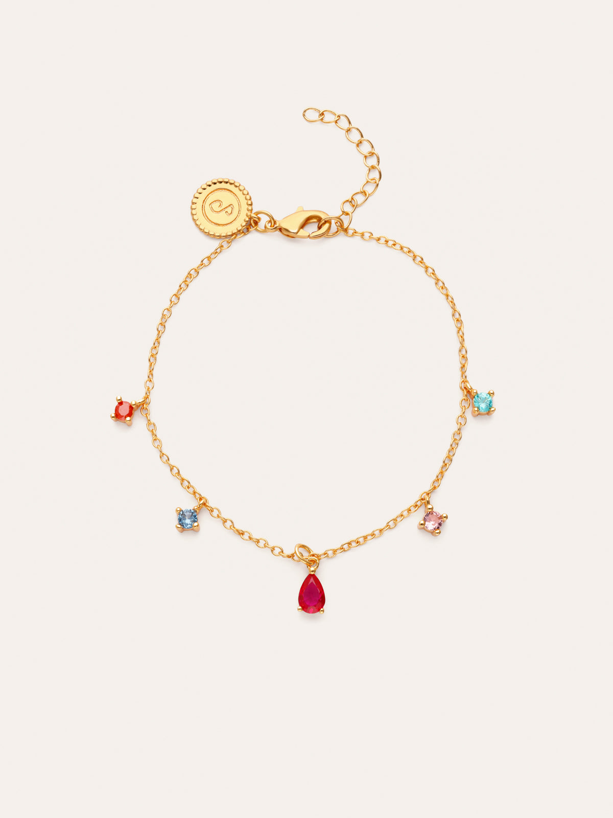 Pulsera Cascade Colors Baño Oro