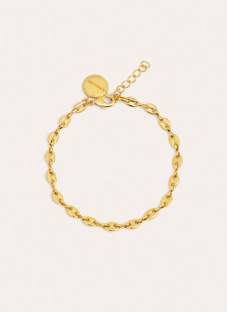 Pulsera Calabrote Baño Oro