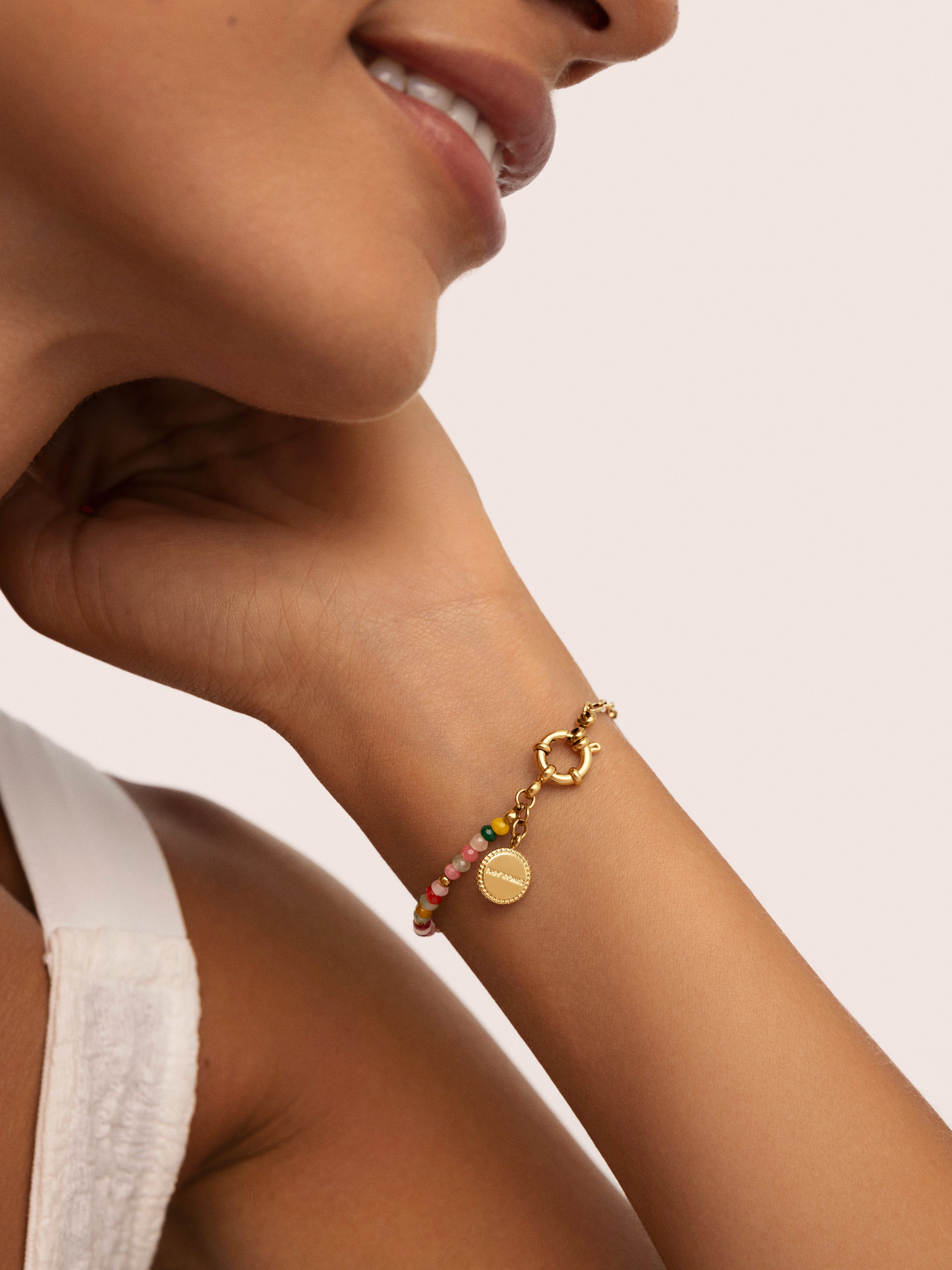 Chic Amalia Stainless Steel Gold Bracelet