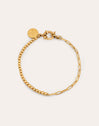 Chic Pebbles Stainless Steel Gold Bracelet