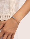 Chic Turquoise Stainless Steel Gold Bracelet