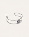 Cyanite Steel Cuff Bracelet