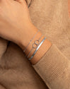 Pulsera Circles Twist Acero
