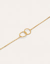 Pulsera Circles Twist Acero Baño Oro
