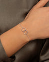 Pulsera Circles Twist Acero