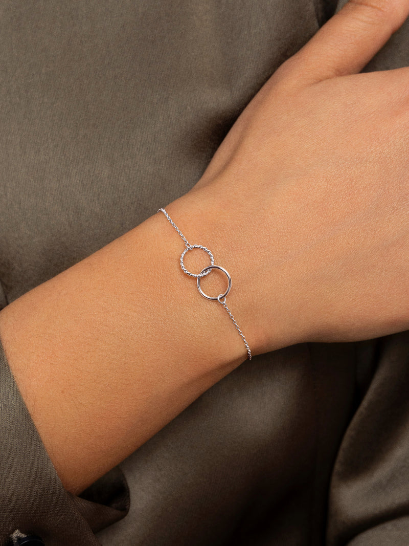 Pulsera Circles Twist Acero
