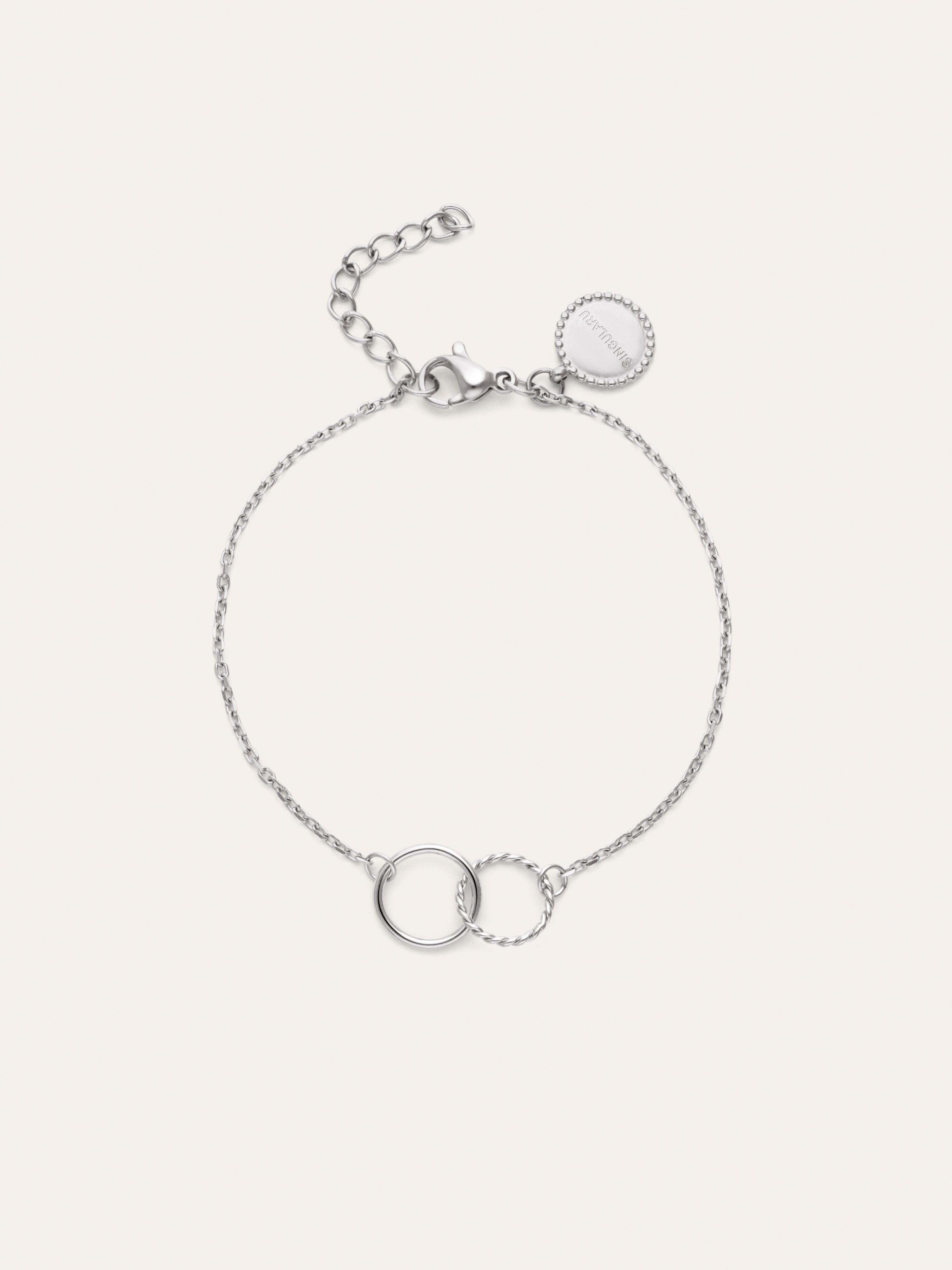 Pulsera Circles Twist Acero
