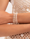 Cleopatra Blanch Steel Bracelet, Gold-Plated