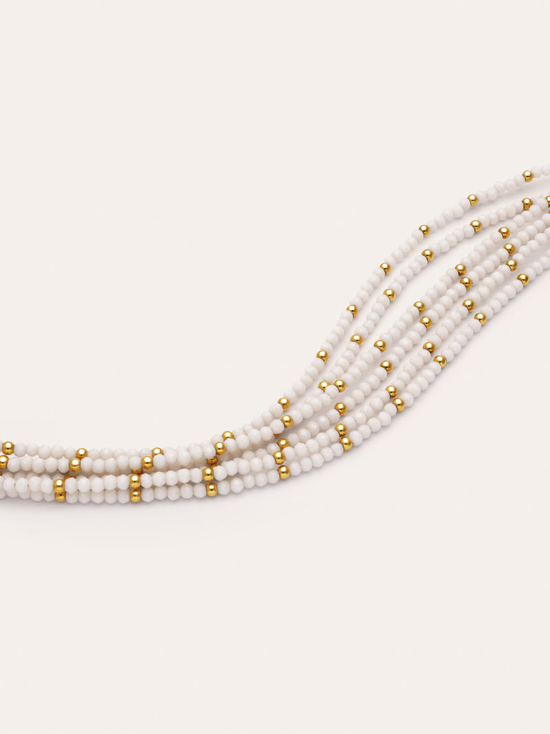 Cleopatra Blanch Steel Bracelet, Gold-Plated