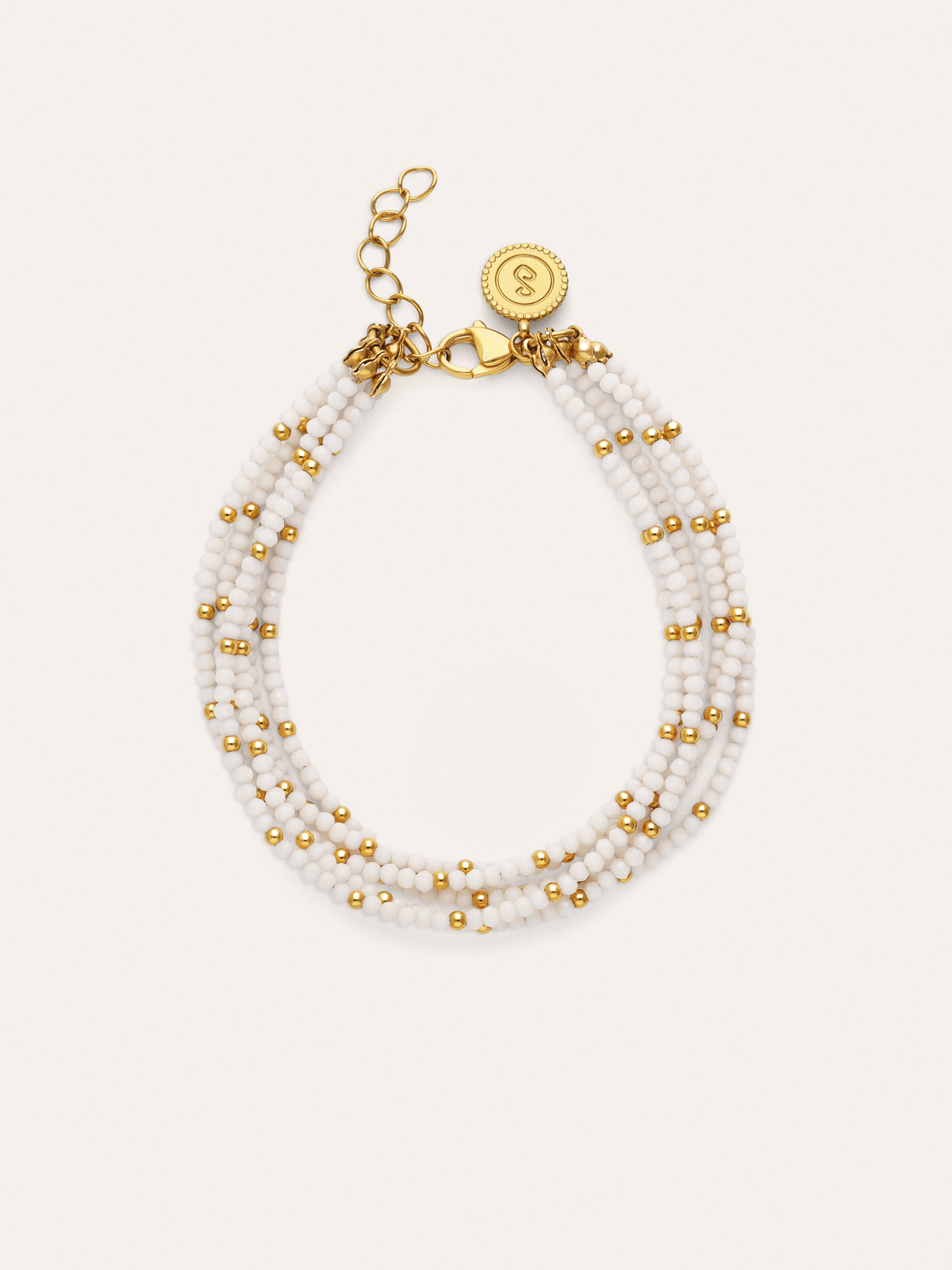 Cleopatra Blanch Steel Bracelet, Gold-Plated
