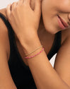 Cleopatra Pink Stainless Steel Gold Bracelet