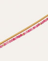 Cleopatra Pink Stainless Steel Gold Bracelet