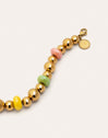 Color Bomb Stainless Steel Gold Bracelet