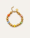 Color Bomb Stainless Steel Gold Bracelet