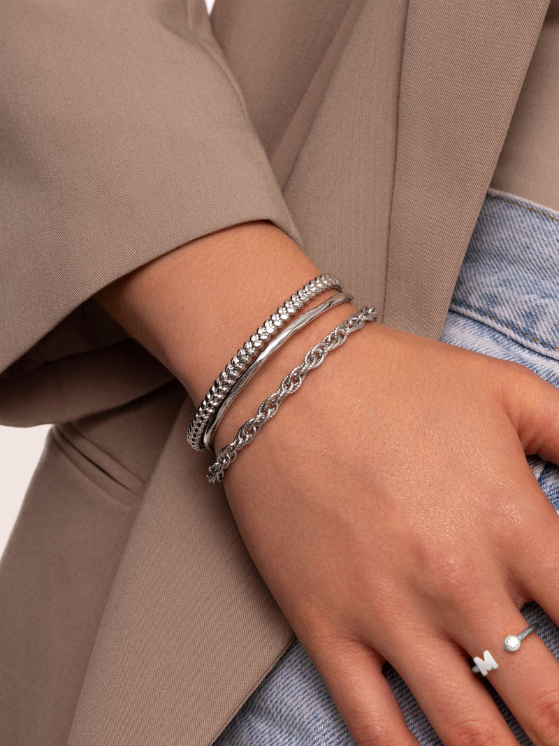 Spinning Rope Chain Stainless Steel Bracelet