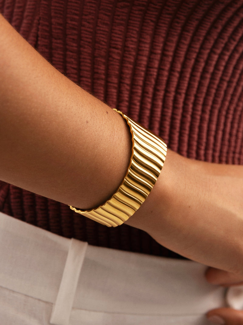 Cordelia Stainless Steel Gold Bracelet