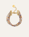 Crystals Cleopatra Stainless Steeel Gold Bracelet