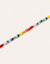 Crystals Rainbow Stainless Steel Gold Bracelet