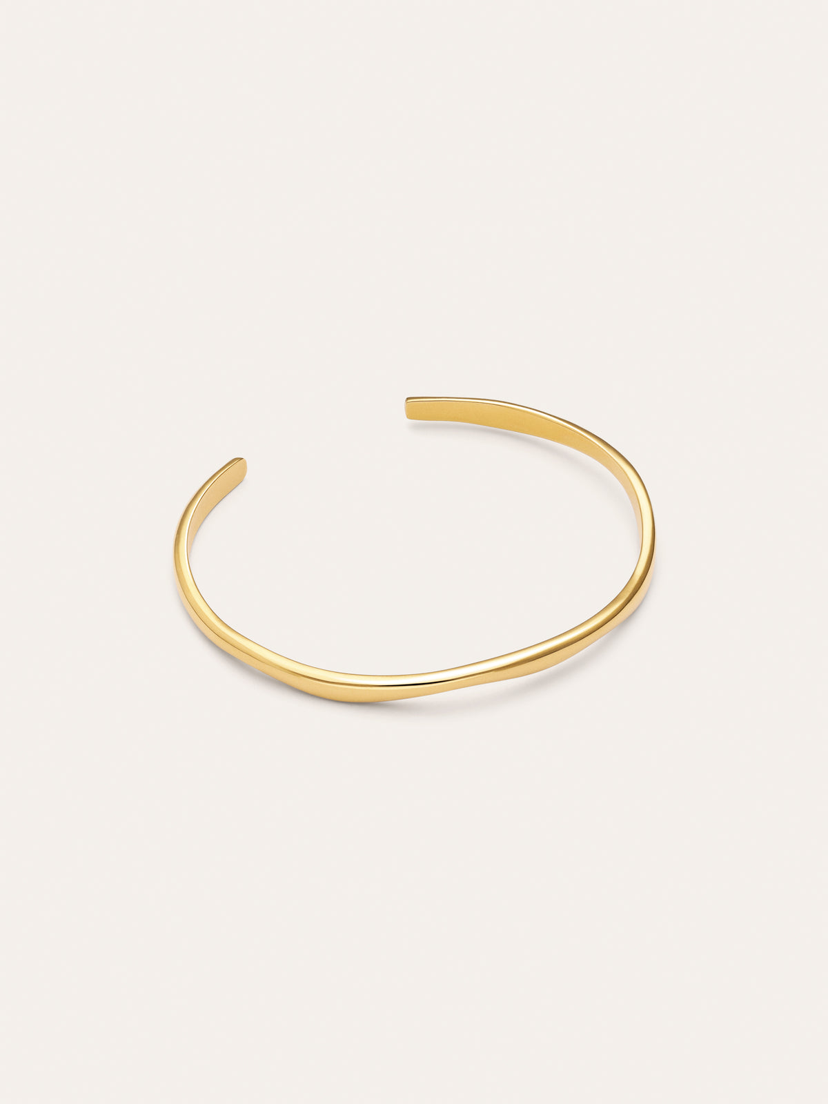Dane Steel Gold-Plated Cuff Bracelet