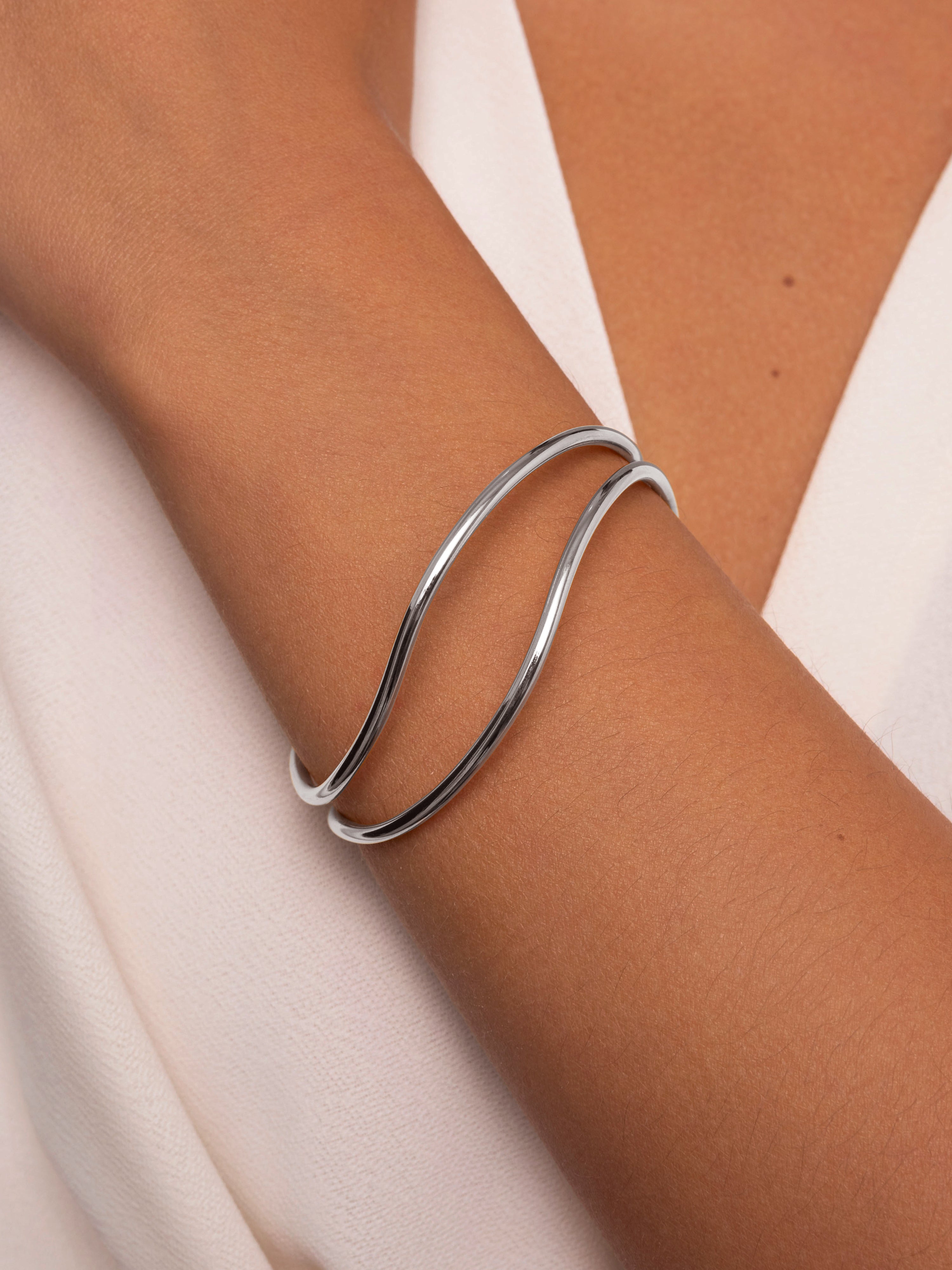 Double Air Stainless Steel Bracelet 