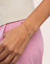 Pulsera Dots Colors Enamel Acero - puesto en modelo