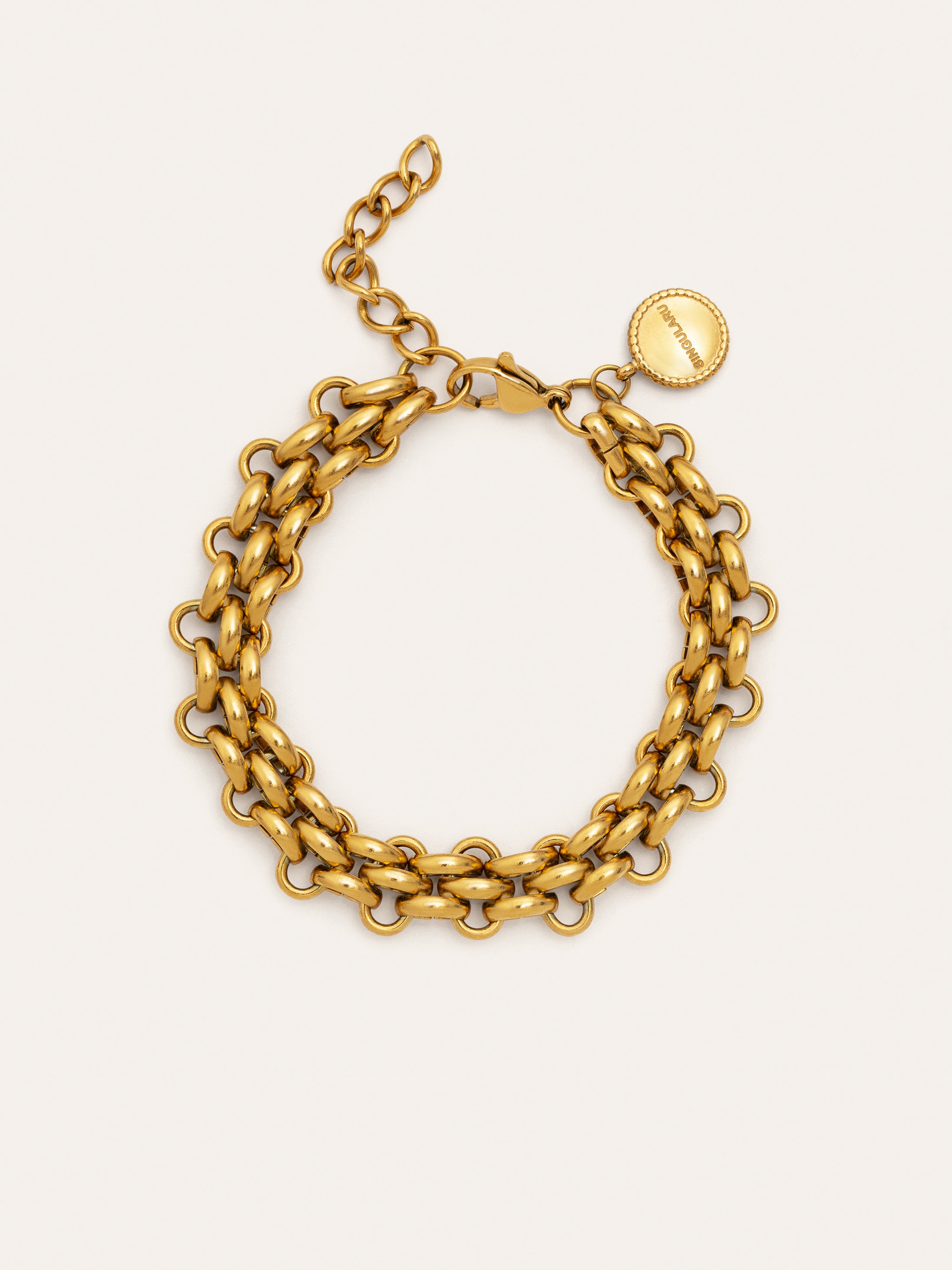 Eloria Stainless Steel Gold Bracelet