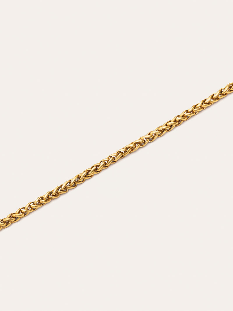 Fine Disco Stainless Stainless Gold Bracelet