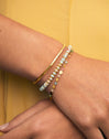 Full Daylight Stainless Steel Gold Bracelet 
