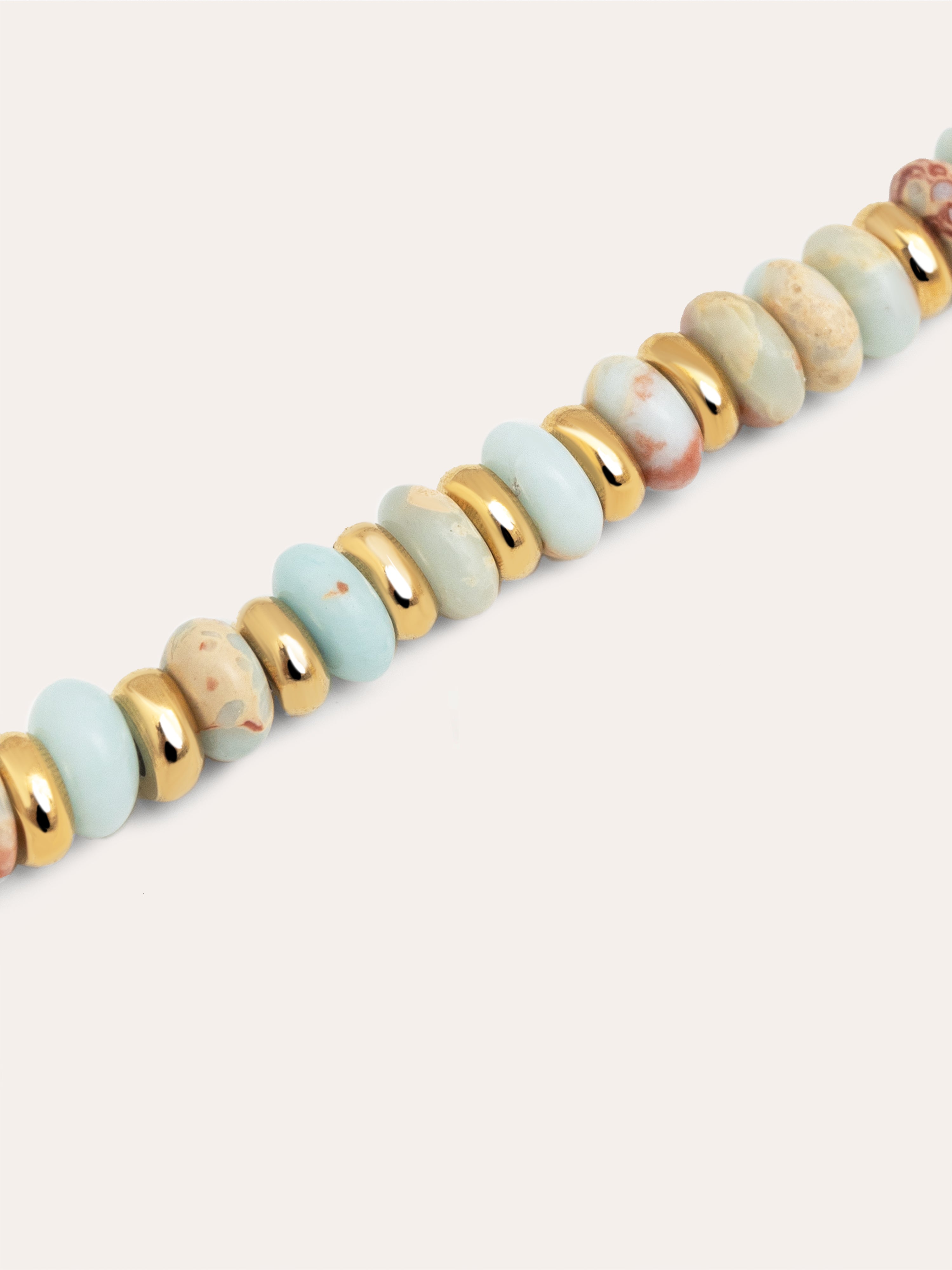 Full Daylight Stainless Steel Gold Bracelet 