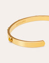 Gina Steel Cuff Bracelet, Gold Plated