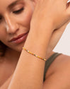 Pulsera Harvest Colors Acero Baño Oro