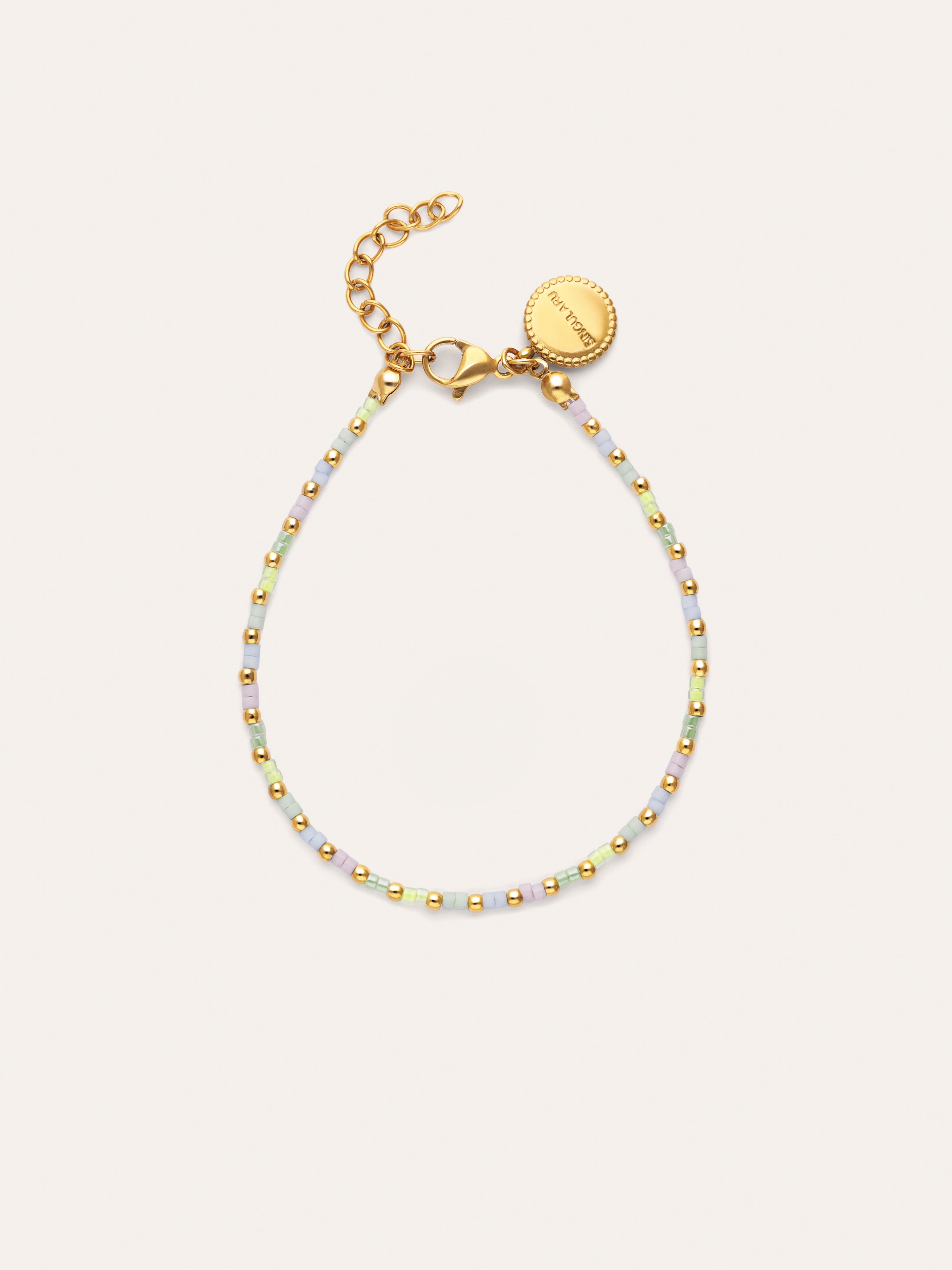 Pulsera Joy Colors Acero Baño Oro