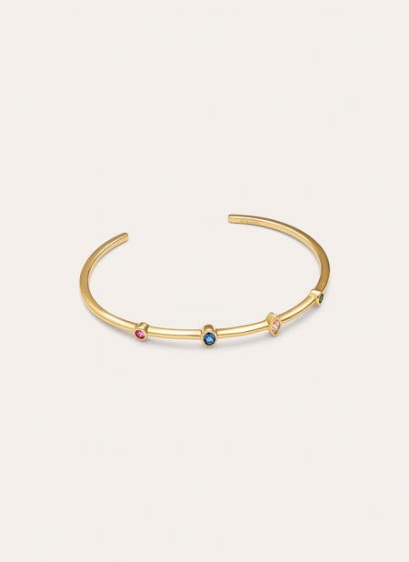 Leonor Gold-Plated Cuff Bracelet