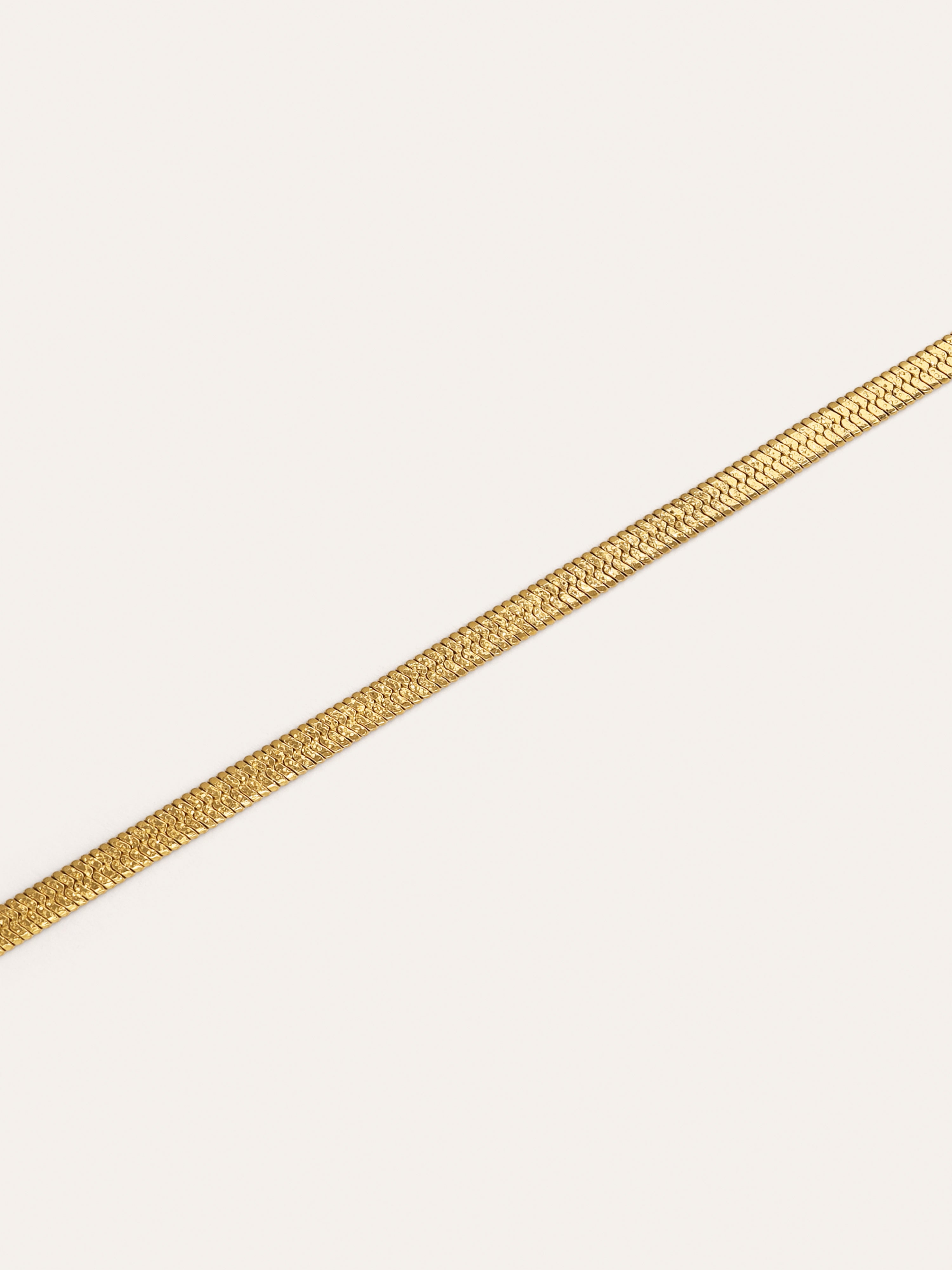 Pulsera Lisse Sparkling Acero Baño Oro