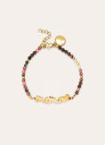 Mama Heart Tourmaline Stainless Steel Bracelet