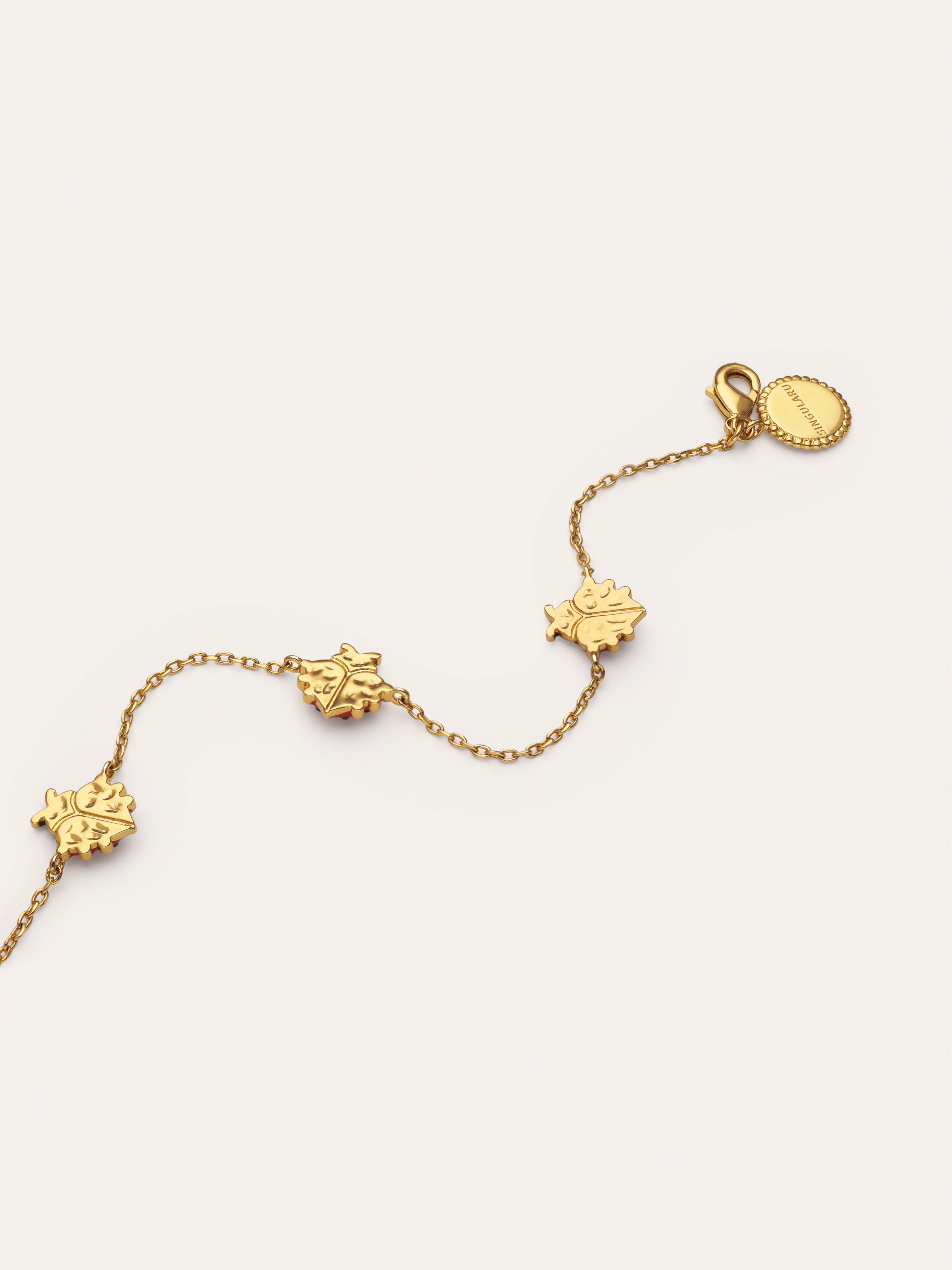 Ladybug Gold Bracelet