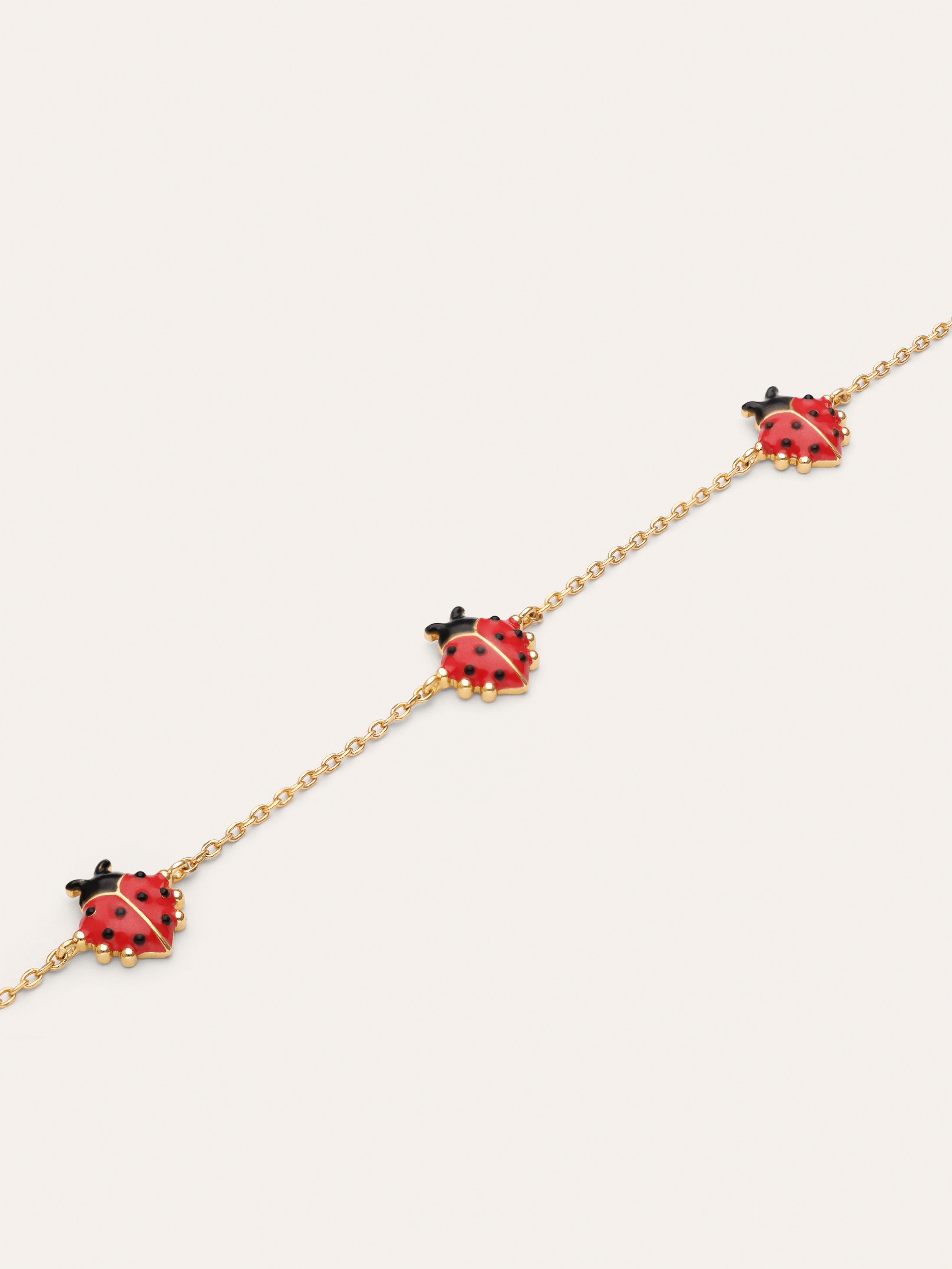 Ladybug Gold Bracelet