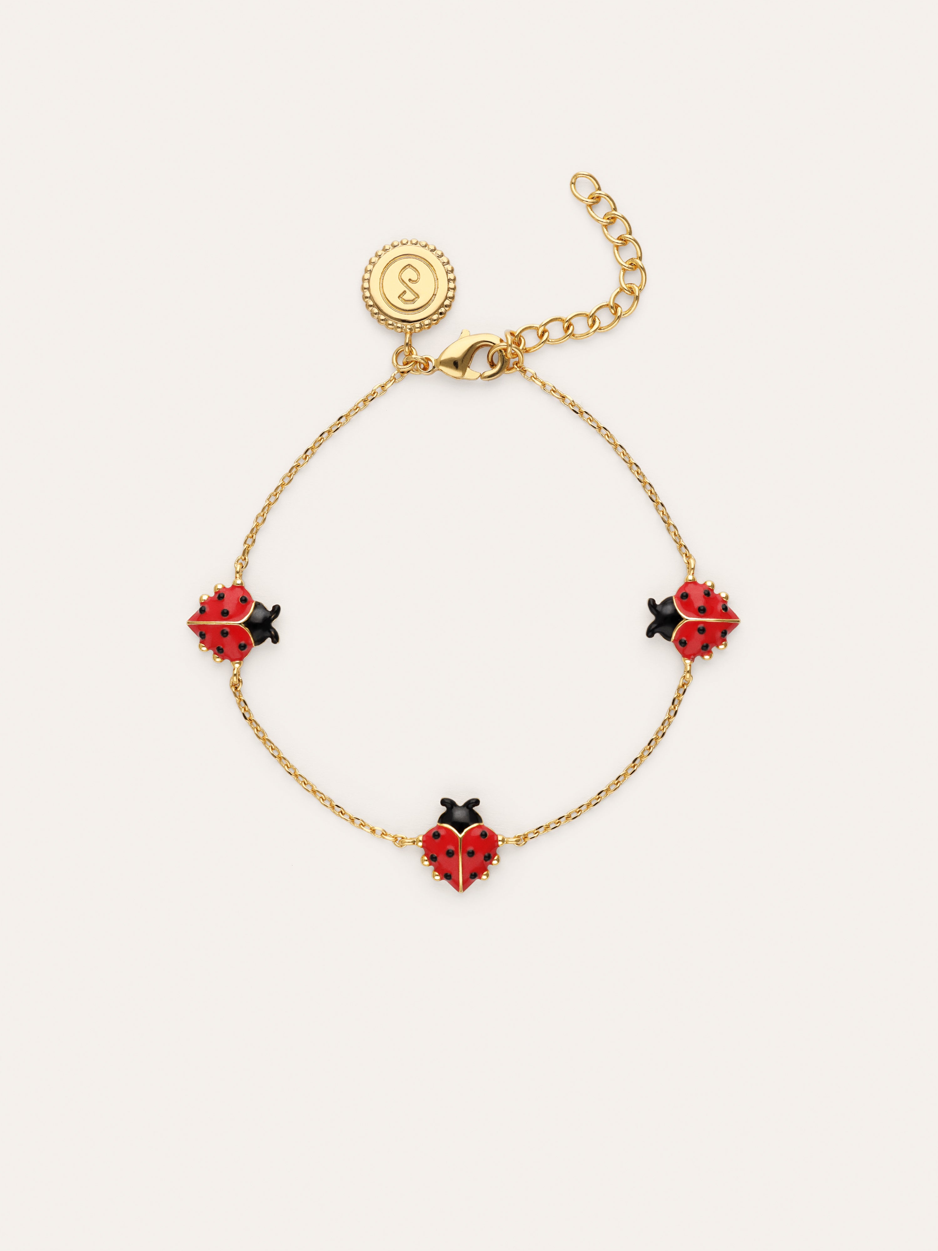 Ladybug Gold Bracelet