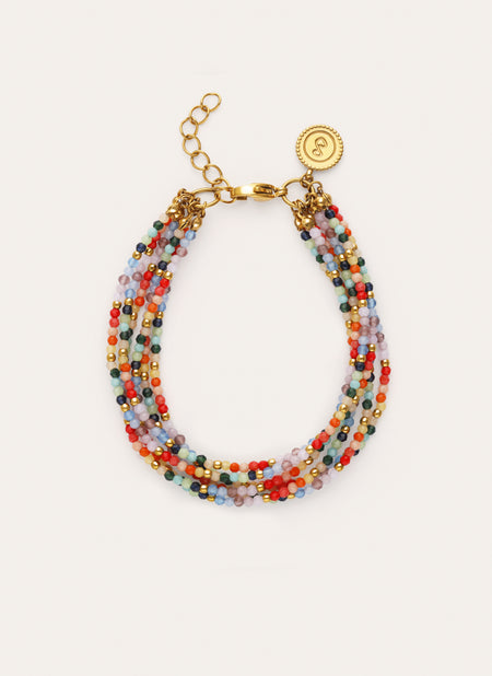 Mawi Colors Steel Bracelet Gold Plated