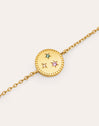 Medallion Spark Color Gold Bracelet