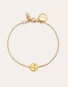 Medallion Spark Color Gold Bracelet