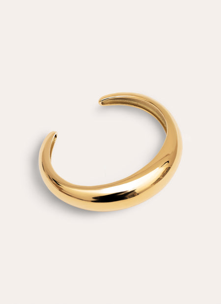 Moon Stainless Steel Gold Bracelet