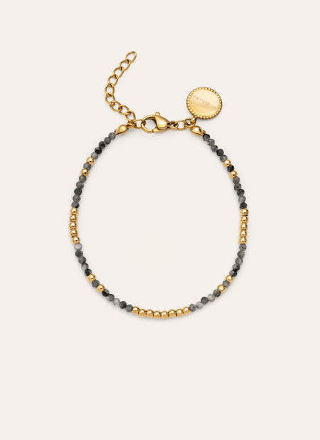 Pulsera Noche Acero Baño Oro