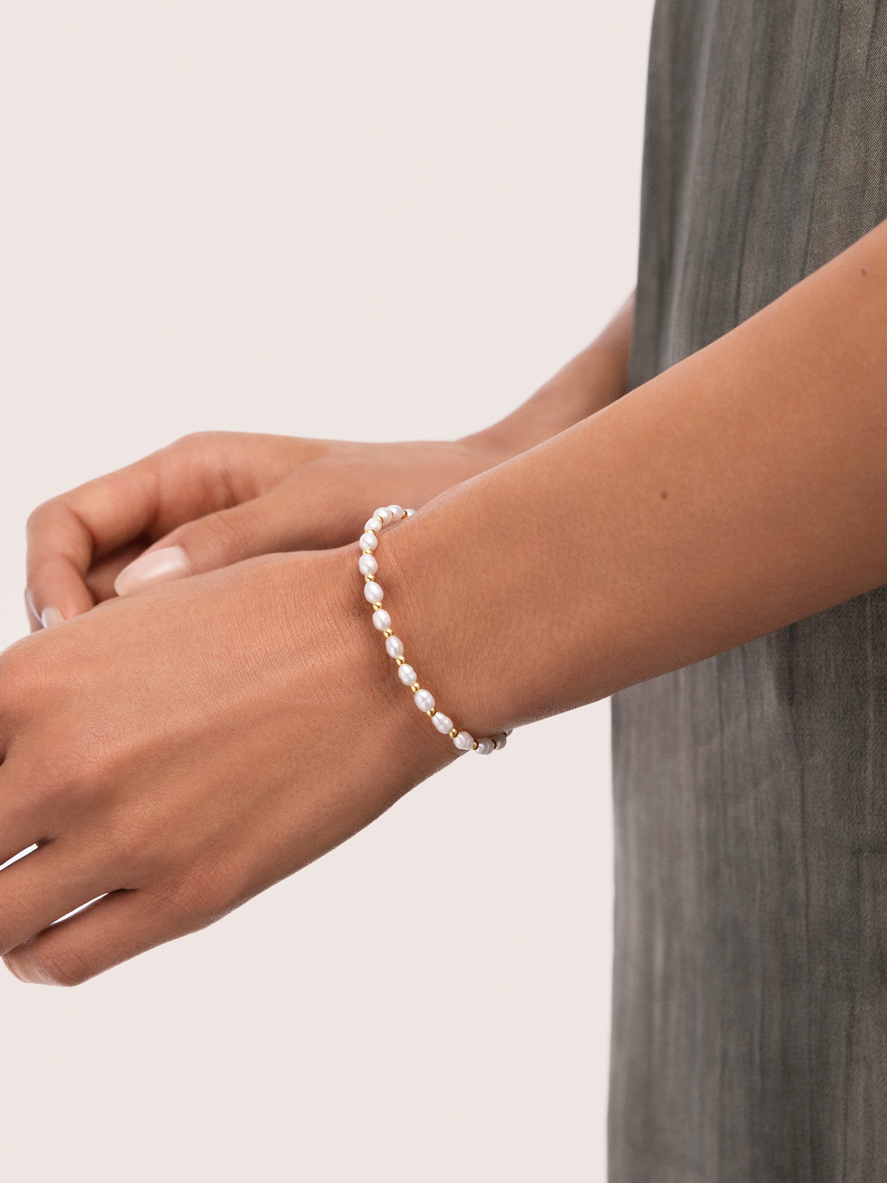 Pulsera Olympia Acero Baño Oro