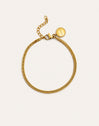 Pulsera Orlina Acero Baño Oro