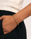 Orla Rope Stainless Steel Gold Bracelet
