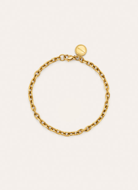 Orla Rope Stainless Steel Gold Bracelet