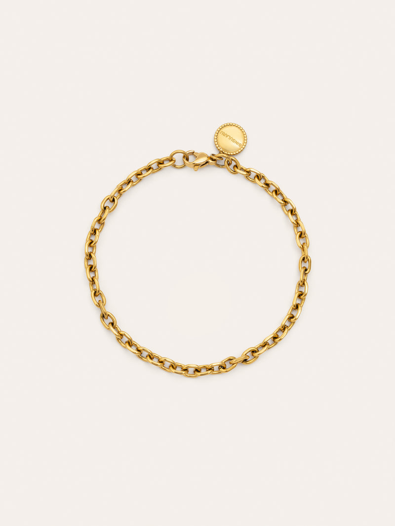 Orla Rope Stainless Steel Gold Bracelet